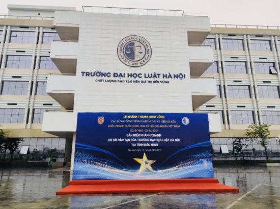 DỰ ÁN TRƯỜNG ĐẠI HỌC LUẬT CƠ SỞ 2
