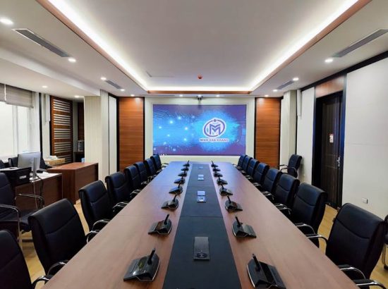 Televic – Giải pháp âm thanh hội thảo hiện đại do Minh Vạn Khang triển khai tại Văn phòng Công ty TNHH MTV Môi Trường Đô Thị Hà Nội.